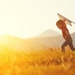 Kid Playing with Kite